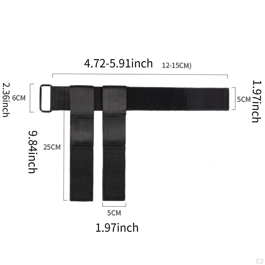 Adjustable Weight Dumbbell Ankle Strap Attachment Portable Nylon Leg Extension for