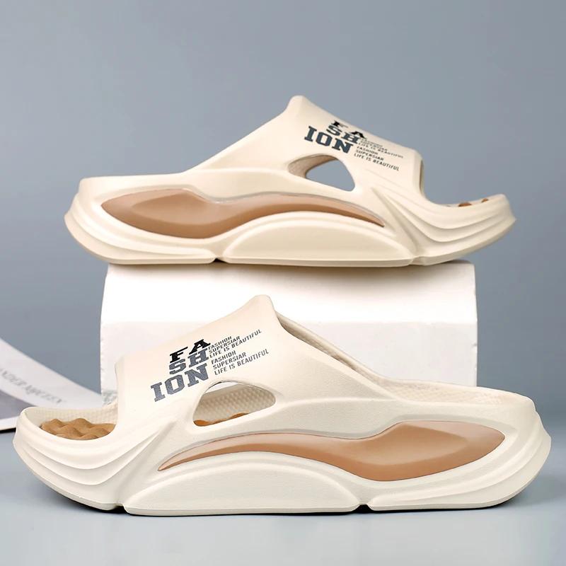 MAEDEF Slippers for Men Summer Beach Sandals Men's Slides Casual Men House Slippers Flip Flops Man Beach Sandals Mens Shoes