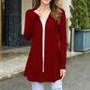 Women's Winter Coat Jacket Long Sleeve Horn Button Plush Warm Coat