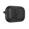 Earbud Protective Case for AirPods Pro 3 Charging Case Portable Shockproof Wireless Earphone Cover Protector Shell Skin with Lock Phone Holder