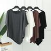 Summer Women's Oversized T-shirt Harajuku Loose Tees Short Bat Sleeve Tops Simple Korean Female Y2k Clothes