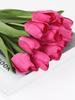 6 pezzi di tulipani fiori artificiali per la decorazione tulipani finti dall'aspetto reale fiori al tatto reali composizioni floreali per tavolo casa ufficio decorazioni per matrimoni