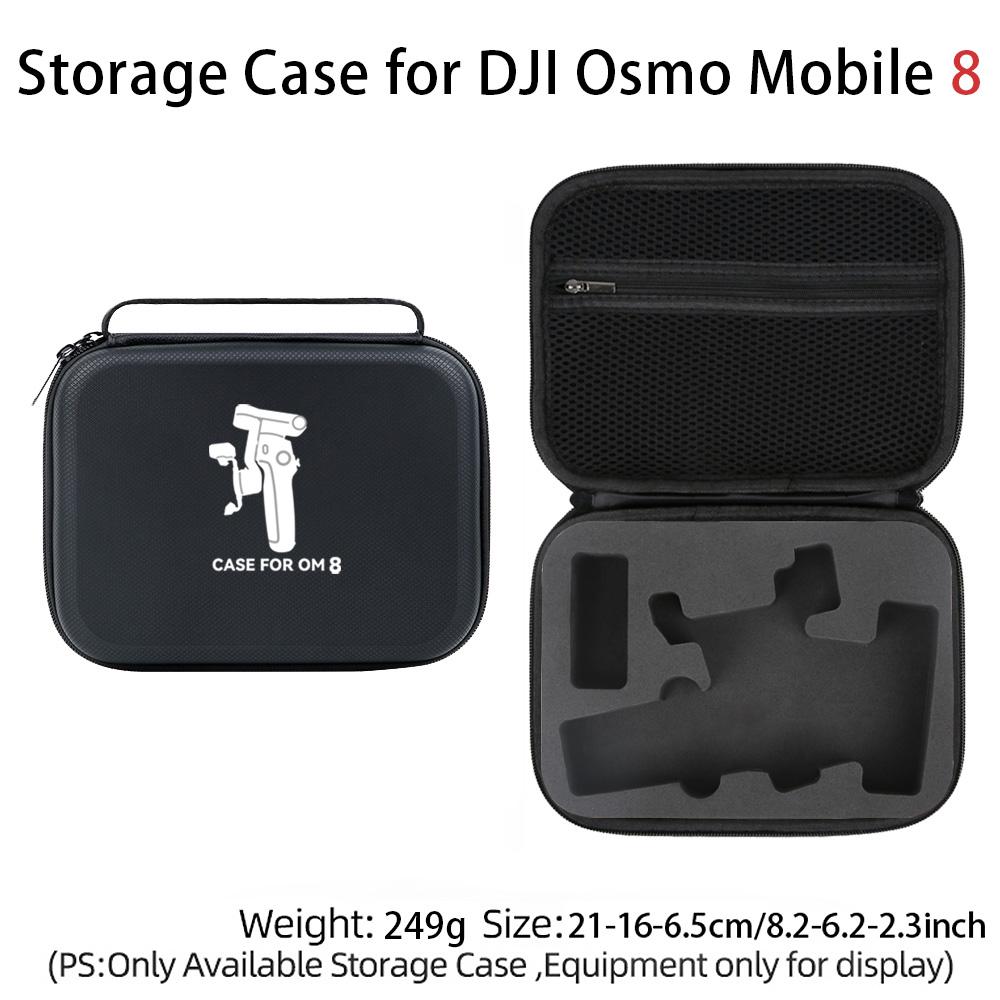 PU úložný vak pro DJI Osmo Mobile 8 Přenosný přepravní box Pouzdro Taška pro DJI OM 8 Ruční stabilizátor Gimbal Box Příslušenství