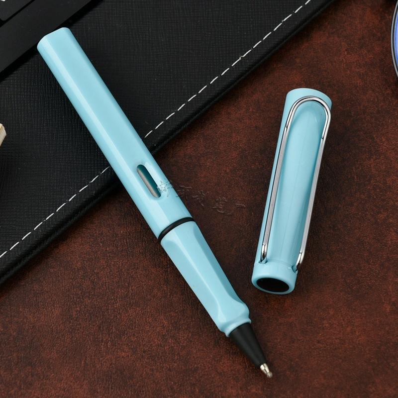 Plastic Color Zhengzi Signature Pen, Student Practice Pen, Advertising Pen, Fountain Pen, Plastic Orb Pen