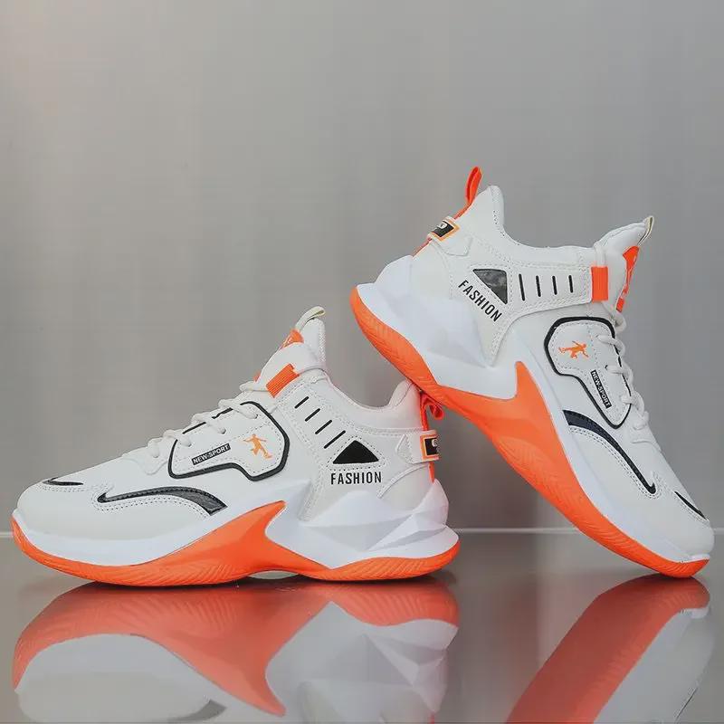 Herre Høye Sporty Basketball Sneakers - Trendy Vår Fritidssko