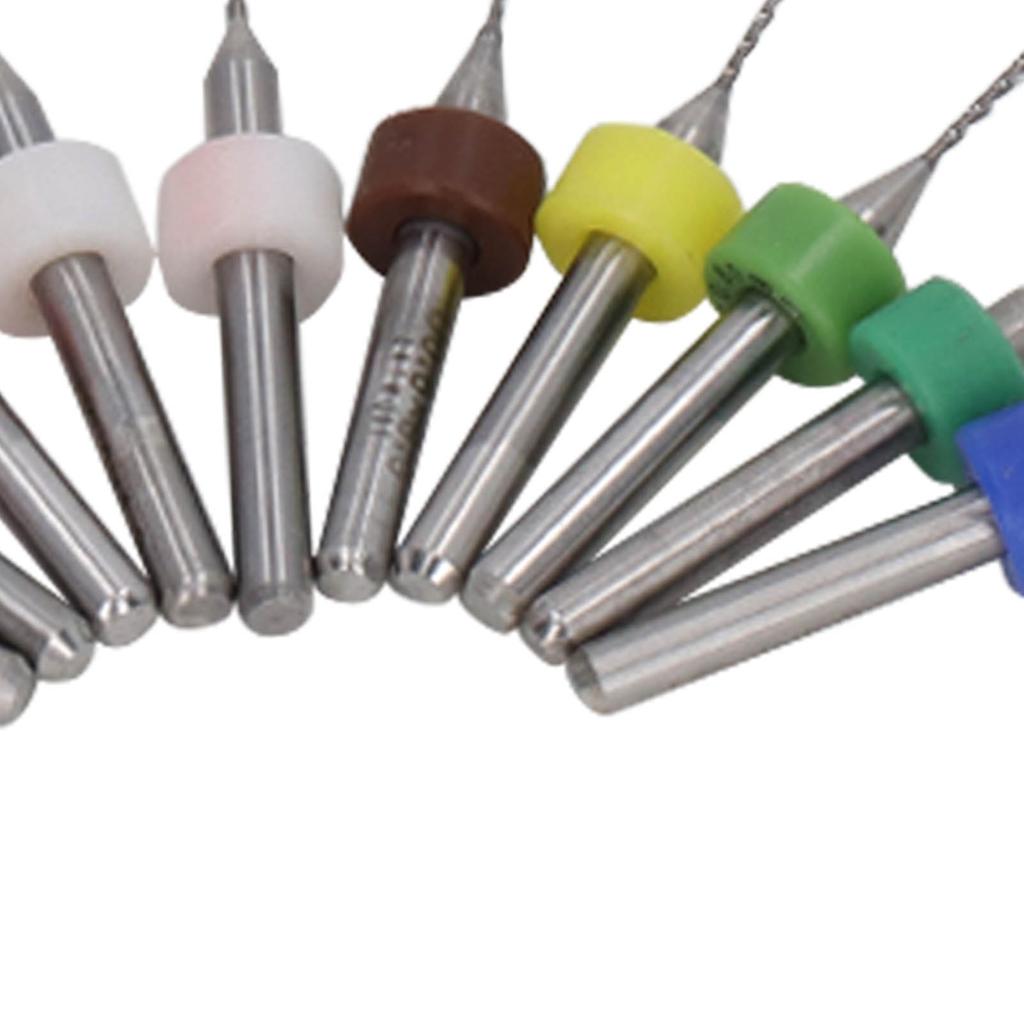 10 Pcs   Drill Bit Set 1Celsius8in Shank Tungsten Steel Strong Abrasion Resistance High Hardness Drill Bits