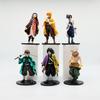 Figura de Anime Figuras de Demon Slayer Kimetsu No Yaiba Muñeco Tanjiro Nezuko Zenitsu Figura Figura de Acción Modelo Juguetes