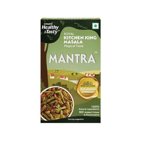 Emami Healthy & Tasty Mantra Royal Kitchen King Masala 100g in Zip-lock paper Box