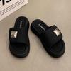 Slippers Women's Summer Outer Wear New Fashionable Small Thick Bottom To Increase the Sense of High-end Cool Slippers
