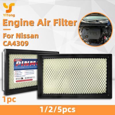 Yitong Car Engine Air Filter CA4309 Replacement Fit For Nissan200SX300ZX Altima Frontier Sentra Infiniti,16546-0Z000,16546-70J10