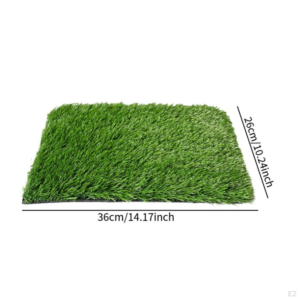Golf Hitting Mat Artificial Turf Wear Resistant Realistic Premium Training Aid for Park Garage