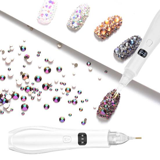 Electric Diamond Art Pen Vacuum Diamond Art Pen Wax-free Diamond Placement Pen for Beginners Pros Diamond Art Accessories