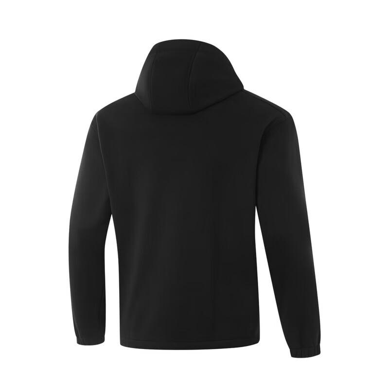 Li-Ning Men's Fleece-Lined Hooded Zip-Up Jacket