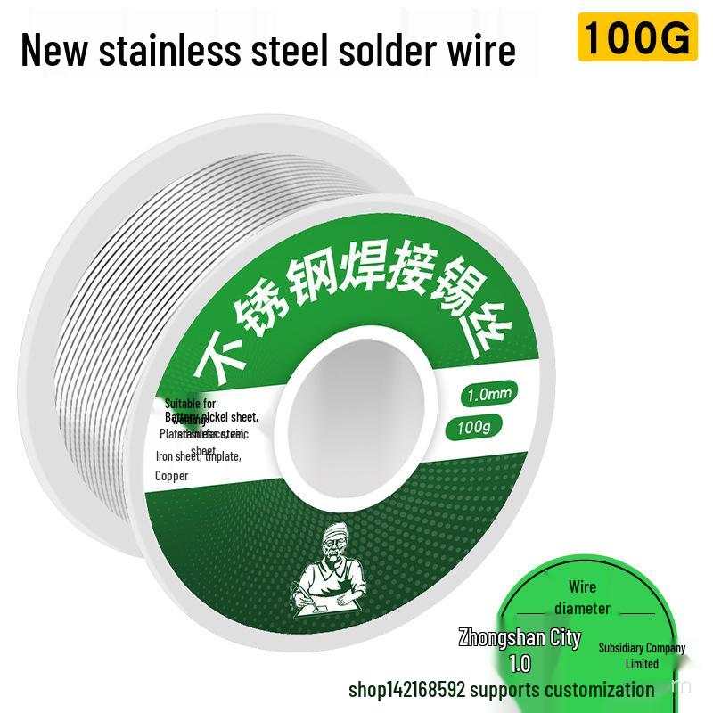 Stainless Steel Multi-Function Solder Wire for Fire Welding and 18650 Battery Connections