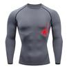 Men's T-shirt Men Running Sport T Shirt Men Compression Fitness Tops Tee Quick DryTight Training Gym Sport Running Shirts