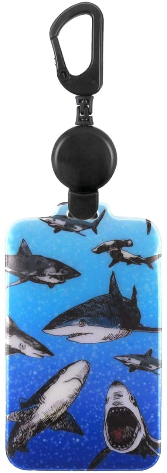 

Hawkeye [SharkNobi Pass] Светоотражающая карточница с выдвижным шнурком, Выберите свой дизайн