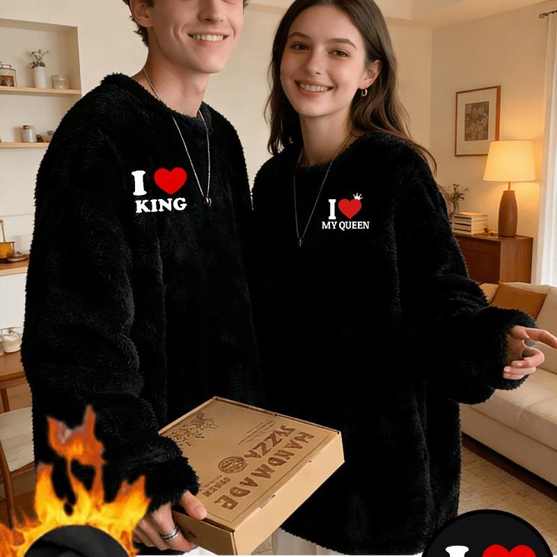 Фланелевый топ His Hers 2 шт. - Повседневный удобный комплект matching рубашек M