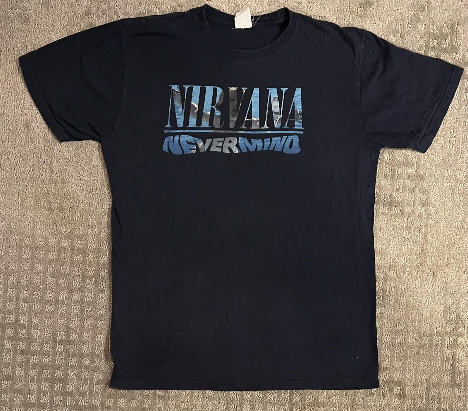 Nirvana Nevermind Bay Island T-shirt XL XXXXL
