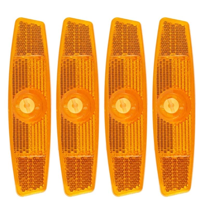 8Pcs Waterproofs Bicycles Wheel Spokes Reflectors Bikes Warning Spokes Safety Reflectors  for Cyclings Mountain Bikes Road Bikes