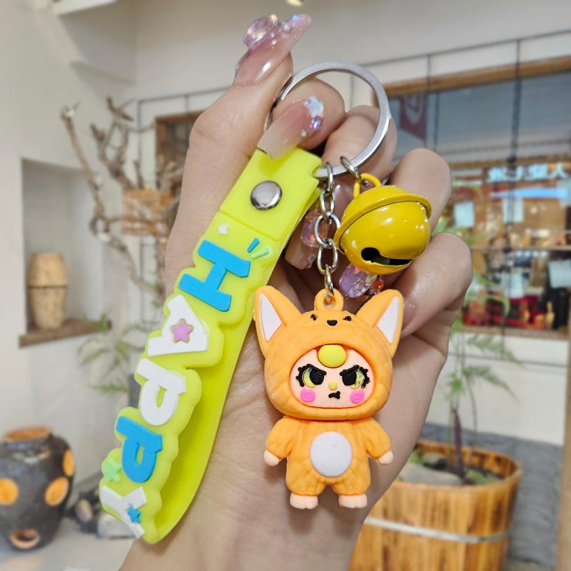 Neuer Cartoon Baby Dreijähriger Schlüsselanhänger Puppenanhänger Internet-Berühmtheit Niedliche Tasche Kleines Geschenk Autoschlüsselanhänger