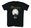Nytt Ministry Mind Skull Albumcover Tungmetallband T-skjorte