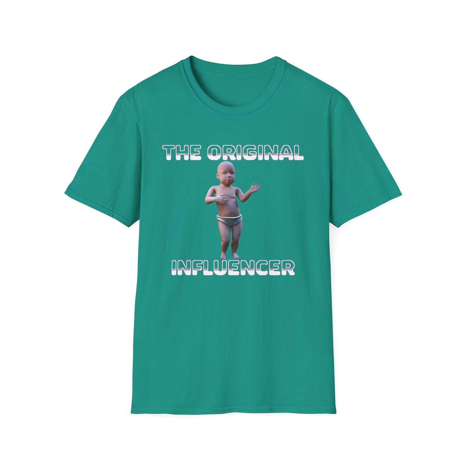 The Original Influencer - 90s Internet Dancing Baby Unisex Softstyle T-Shirt L