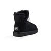 UGG Mini Bailey Button Bling Fleece Lined 'Black White' Women's Sneakers 1016554-BLK