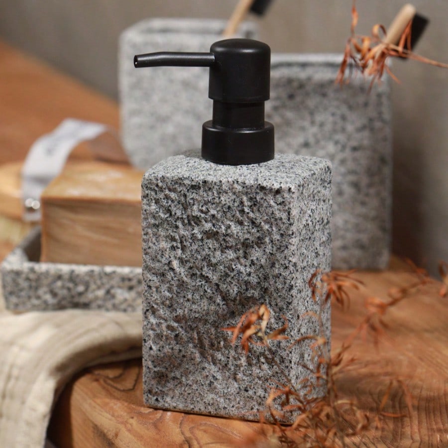 350ml Keramik Seifenflasche Flüssigseifenspender Lotionflasche Handdesinfektionsmittelspender für Flüssigseife Badezimmerzubehör