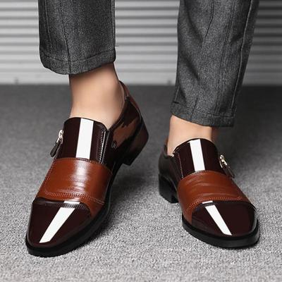 Klassische Business Herrenschuhe Elegant Formell Hochzeitsschuhe Herren Slipper Büro Oxford Schuhe für Herren Schwarz