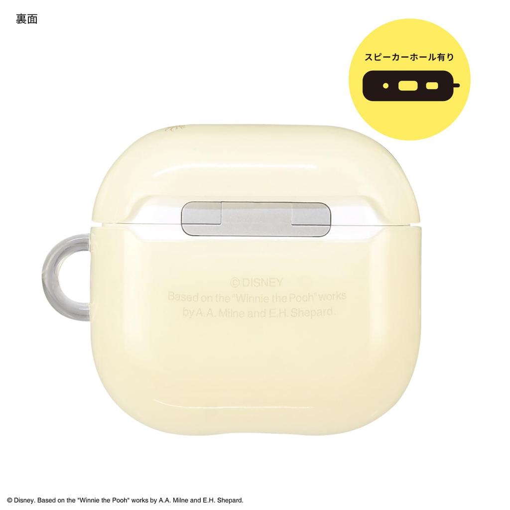 Gourmandies Disney Character / AirPods 4 Compatible Soft Case Winnie the Pooh DNG-241PO