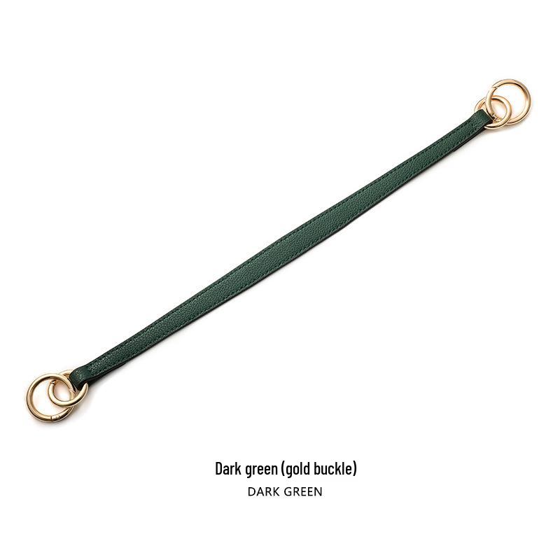 Litschi-Narben-Handtaschenriemen: Einzelschulter & Doppelring-Hardware