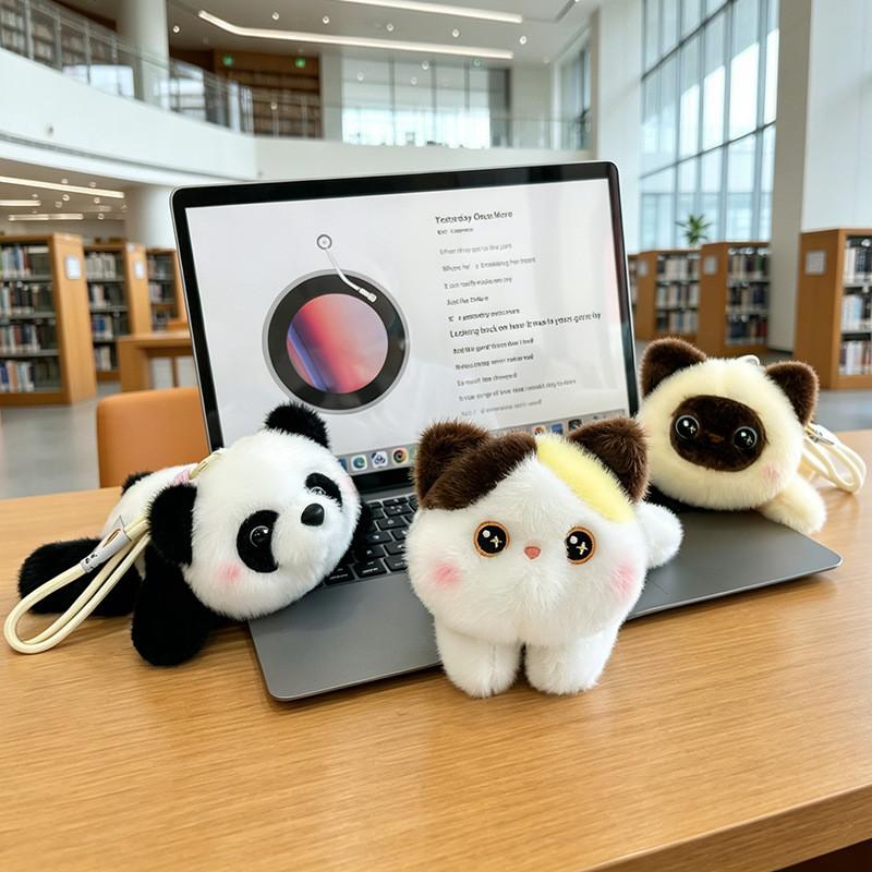 Cartoon Cat Plush Toy With Pp Cotton Filling For Kids And Teens Collectible