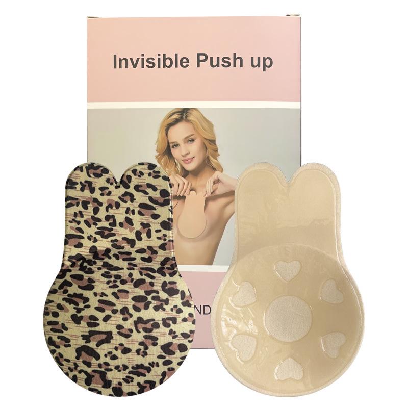 Bunny Ear Silicone Push-Up Bra: Strapless, Self-Adhesive, Invisible Uplift Nipple Covers