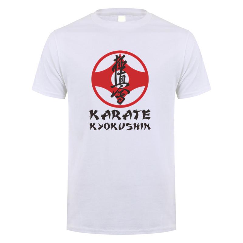 Kyokushin Karate Masutatsu Oyama Giappone Maglietta Unisex Cotone Manica Corta Kyokushinkai Kyokushin Maglietta Top