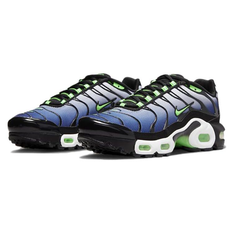 Nike Air Max Plus GS Deep Royal Scream Green Kids Sneakers Blue Black White CD0609-021