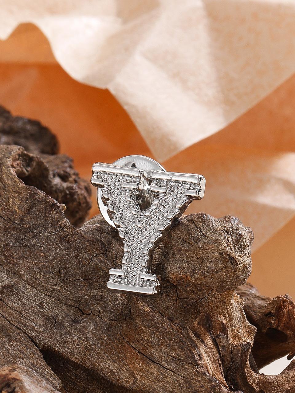 

Luxury Alphabet Brooch: Elegant 26-Letter Fashion Pin to Secure Clothing in Style