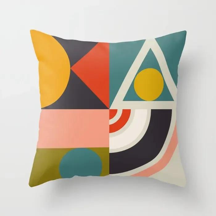 Bedroom Living Room Decoration Home Decor Abstract Pattern  Sofa Cushion Cover