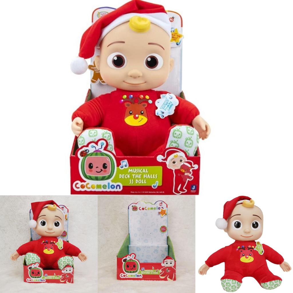 Delightful Christmas Cocomelon Pvc Doll Sing Music Box With Nine Kinds Of Music Jojo
