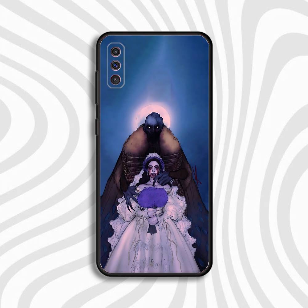 N-Nosferatu Vampire Goth Phone Case For Samsung S10,S21,FE,S21,Note 20,S26,S25,S24,S23,Ultra,S9,22,Plus Soft Silicone Black Case