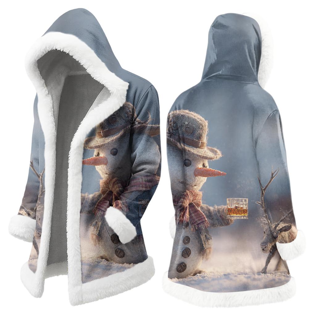 Pánská ležérní bunda s vánočním potiskem