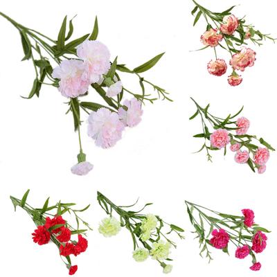 1Pc Carnation Artificial Flower Fake Plant Home Decor Wedding Party Centerpieces