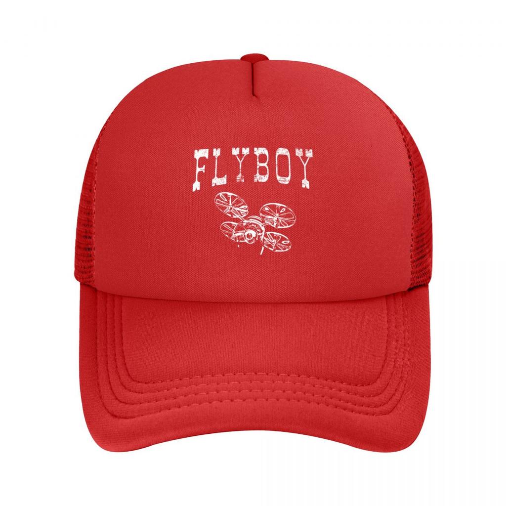 Drone Flyboy Baseball Cap for Unisex Women Snapback Trucker Hat Adjustable Unisex Fishing Mesh Hats
