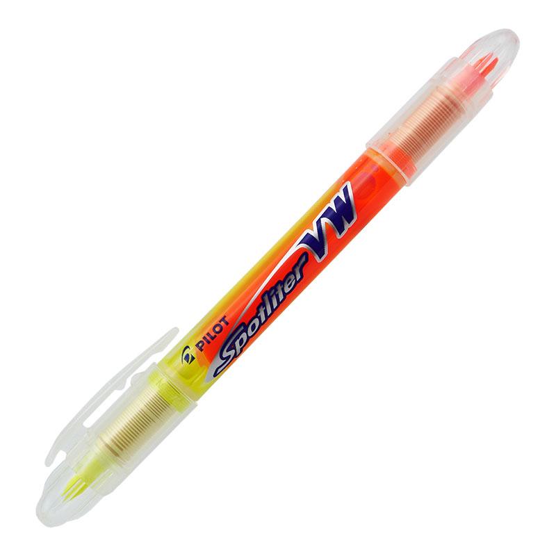 Pilot SVW-15SL Двусторонний Маркер-Хайлайтер Двухцветные Пигментные Чернила Прямой Жидкий Маркер Портативный Студенческий Маркер Большая Емкость