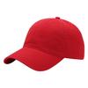 Fashionable and Versatile Letter-patterned Pure Cotton Hard-brimmed Baseball Cap Carnival Red