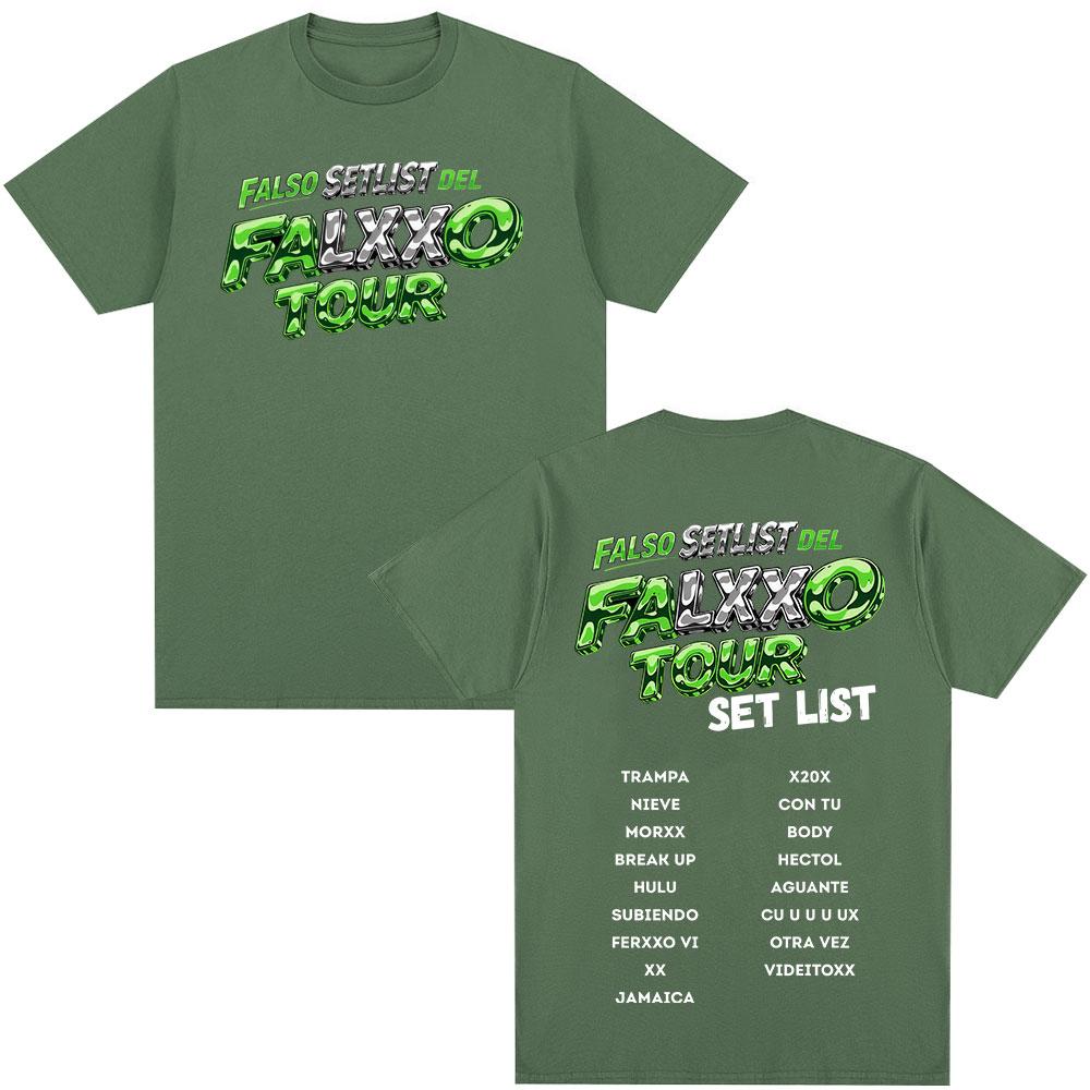 Rapper Feid Ferxxo 2026 Tour Tshirt Unisexs Women Clothing Fashion Hip Hop Tshirts Cotton Casual Comfort Short Sleeve Tee Shirts