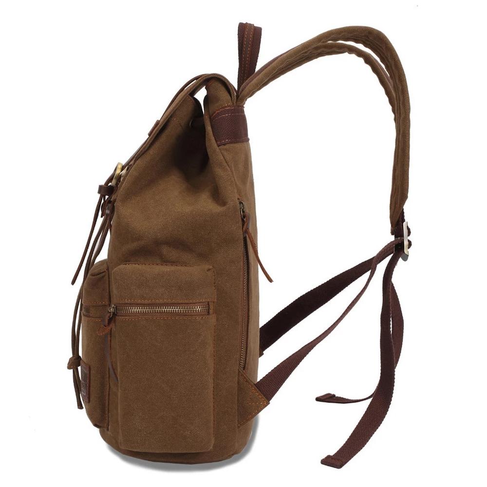 Vintage Canvas Backpacks Men And Women Bags Travel Students Casual For Hiking Travel Camping Backpack Mochila Masculina