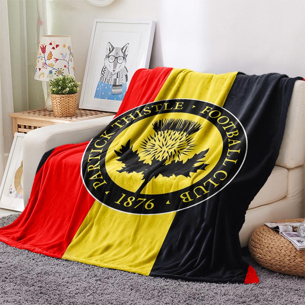 Partick Thistle F.C Flannel Blanket, High quality Comfortable for All Seasons, Home Decor, Warmth and Comfort