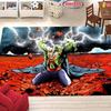New Shelves! DC Martian Manhunter Carpet,Living Room Bedroom Office Area Children's Room of Choice,Non-slip Machine Washable Mat