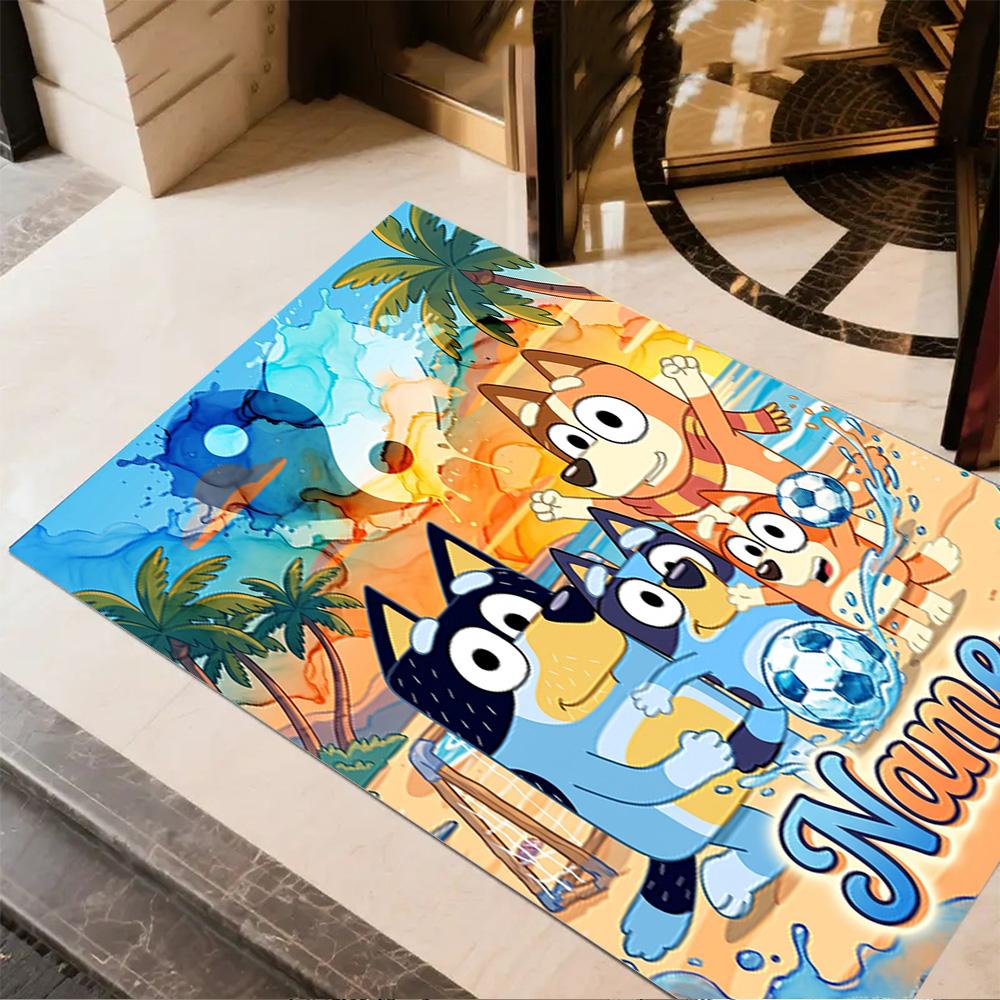 Halloween Night Adventure Personalized Name Floor Mat Suitable for Balcony Hallway Kitchen Living Rooms Anti-slip Rug Anime Office Decor
