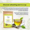 Mindful Eating Pure Moringa Leaves Tea Blended with Lemongrass - Herbal Tea, Natural Ingredients, Dried Drumstick Tree Leaves, Immunity Boos
